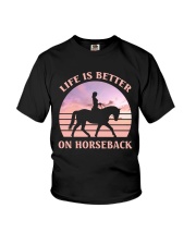 Life is Better on Horseback Youth T-Shirt tile