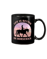 Life is Better on Horseback Mug tile
