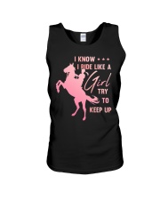 I Know Unisex Tank tile