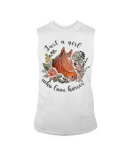 Just A Girl Who Love Horses Sleeveless Tee tile