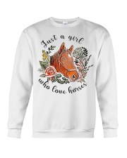 Just A Girl Who Love Horses Crewneck Sweatshirt tile