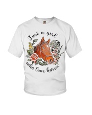 Just A Girl Who Love Horses Youth T-Shirt tile