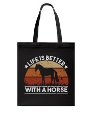 Life Is Better With A Horse Tote Bag tile