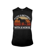 Life Is Better With A Horse Sleeveless Tee tile