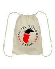 All I Want For Christmas Is A Pony Drawstring Bag tile