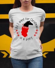 All I Want For Christmas Is A Pony Ladies T-Shirt apparel-ladies-t-shirt-lifestyle-04