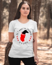 All I Want For Christmas Is A Pony Ladies T-Shirt apparel-ladies-t-shirt-lifestyle-05