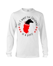 All I Want For Christmas Is A Pony Long Sleeve Tee tile