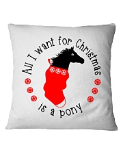 All I Want For Christmas Is A Pony Square Pillowcase tile