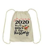 Youll Go Down In History Drawstring Bag tile
