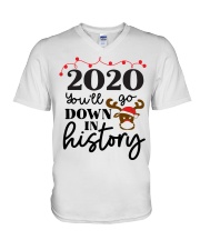 Youll Go Down In History V-Neck T-Shirt tile