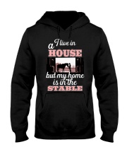 I Live In A Horse Hooded Sweatshirt tile