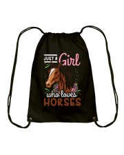 Just A Girl Who Loves Horses Drawstring Bag tile
