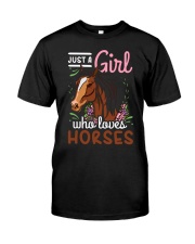 Just A Girl Who Loves Horses Classic T-Shirt tile