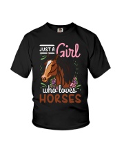 Just A Girl Who Loves Horses Youth T-Shirt tile