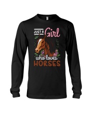 Just A Girl Who Loves Horses Long Sleeve Tee tile