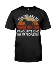 Horses Are My Favourite Kind Of People Premium Fit Mens Tee tile