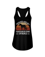 Horses Are My Favourite Kind Of People Ladies Flowy Tank tile