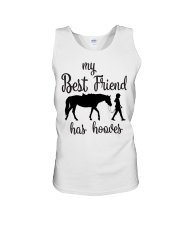 My Best Friend Has Horses Unisex Tank tile