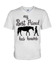 My Best Friend Has Horses V-Neck T-Shirt tile