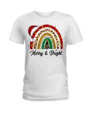 Merry And Bright Ladies T-Shirt tile