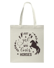 Just A Girl Who Loves Horses Tote Bag tile