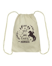 Just A Girl Who Loves Horses Drawstring Bag tile