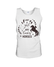 Just A Girl Who Loves Horses Unisex Tank tile