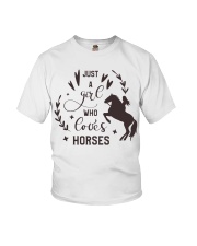 Just A Girl Who Loves Horses Youth T-Shirt tile
