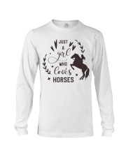 Just A Girl Who Loves Horses Long Sleeve Tee tile