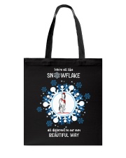 Were All Like Snowflakes Tote Bag tile