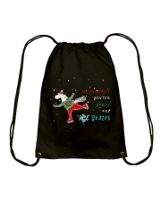 My Favorite Winter Shoes Are Ice Skates Drawstring Bag tile