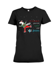 My Favorite Winter Shoes Are Ice Skates Premium Fit Ladies Tee tile