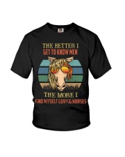 The Better I Get To Know Men Youth T-Shirt tile
