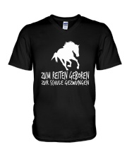 Zum Reiten Geboren Zur Schule Gezwungen V-Neck T-Shirt thumbnail