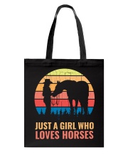 Just A Girl Who Loves Horses Tote Bag tile