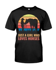 Just A Girl Who Loves Horses Classic T-Shirt tile