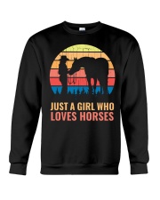 Just A Girl Who Loves Horses Crewneck Sweatshirt tile