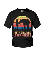 Just A Girl Who Loves Horses Youth T-Shirt tile