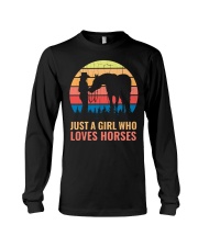 Just A Girl Who Loves Horses Long Sleeve Tee tile