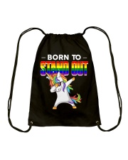Born To Stand Out Drawstring Bag tile