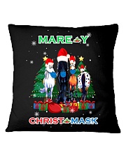 Mare Y Christmask Square Pillowcase tile