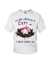Life Without Cats I Dont Think So Youth T-Shirt tile