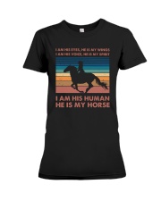 i am his eyes Premium Fit Ladies Tee tile