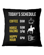 Todays Schedule Square Pillowcase tile