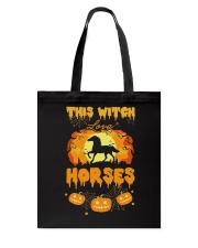 This Witch Love Horses Tote Bag thumbnail