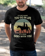 it's not where you go in life Classic T-Shirt apparel-classic-tshirt-lifestyle-front-50