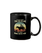 it's not where you go in life Mug tile