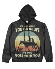 it's not where you go in life Women's All Over Print Hoodie tile