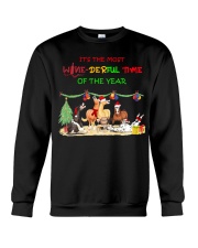 Its The Most WineDerful Time Of The Year Crewneck Sweatshirt tile